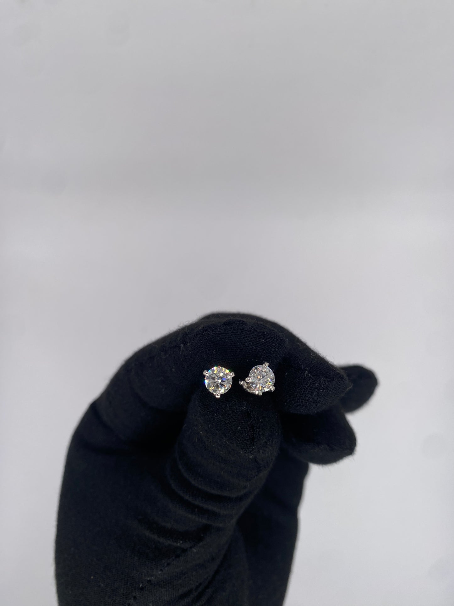 14K White Gold Lab Diamond