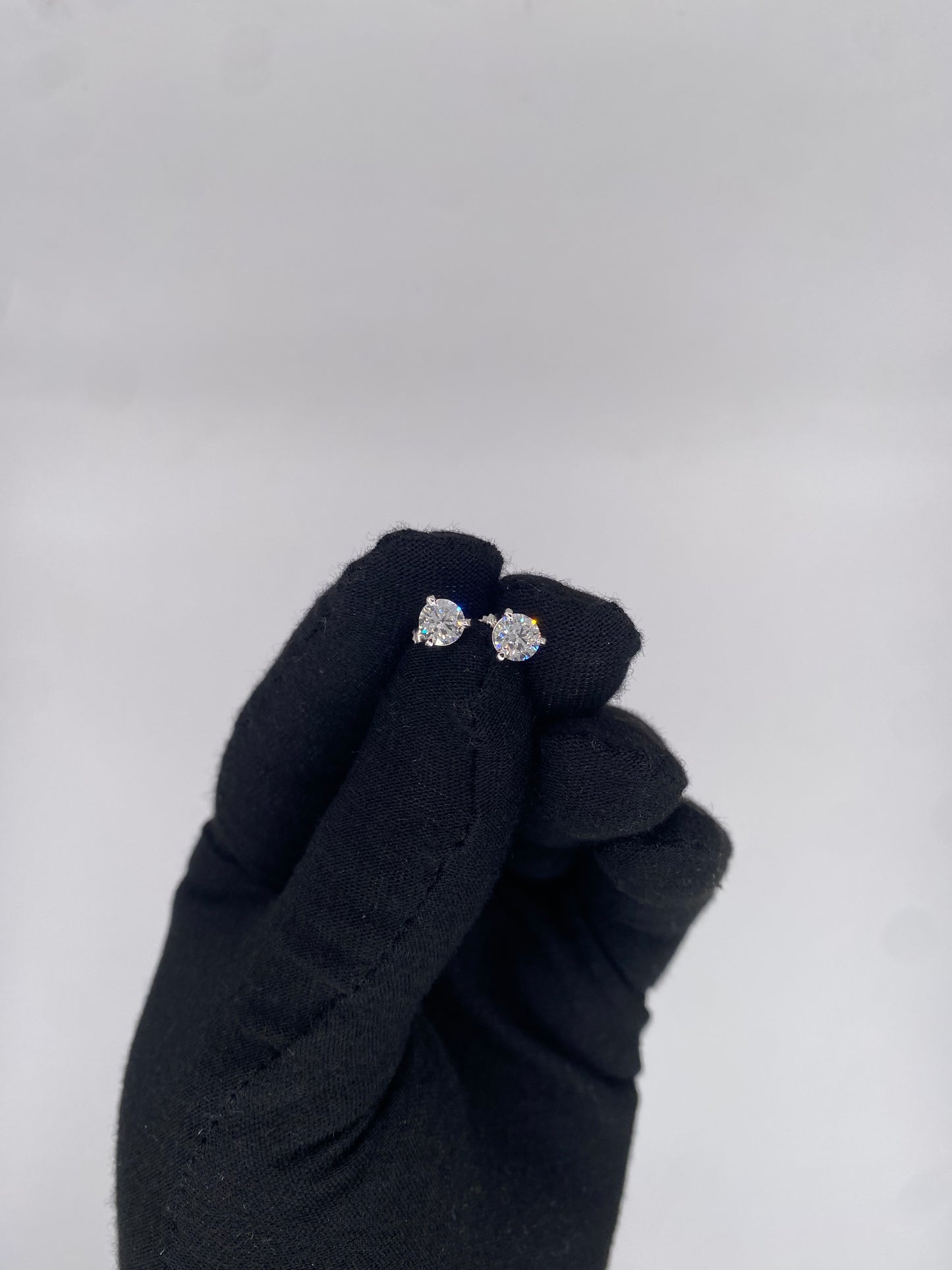14K White Gold Lab Diamond