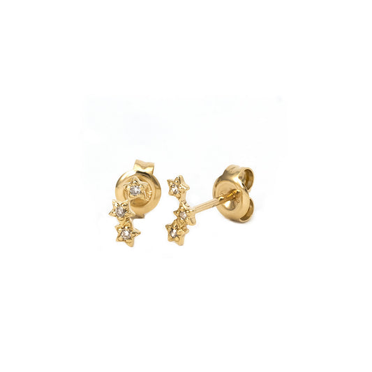 Diamond Petite Stars Earring