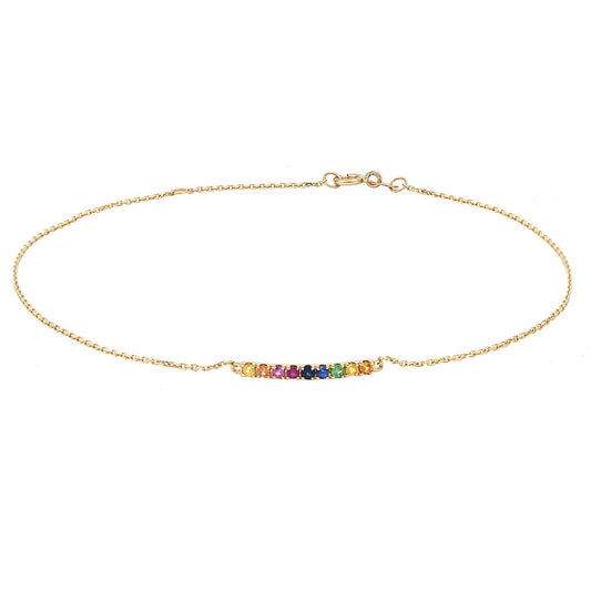 Multi-Gem Anklet