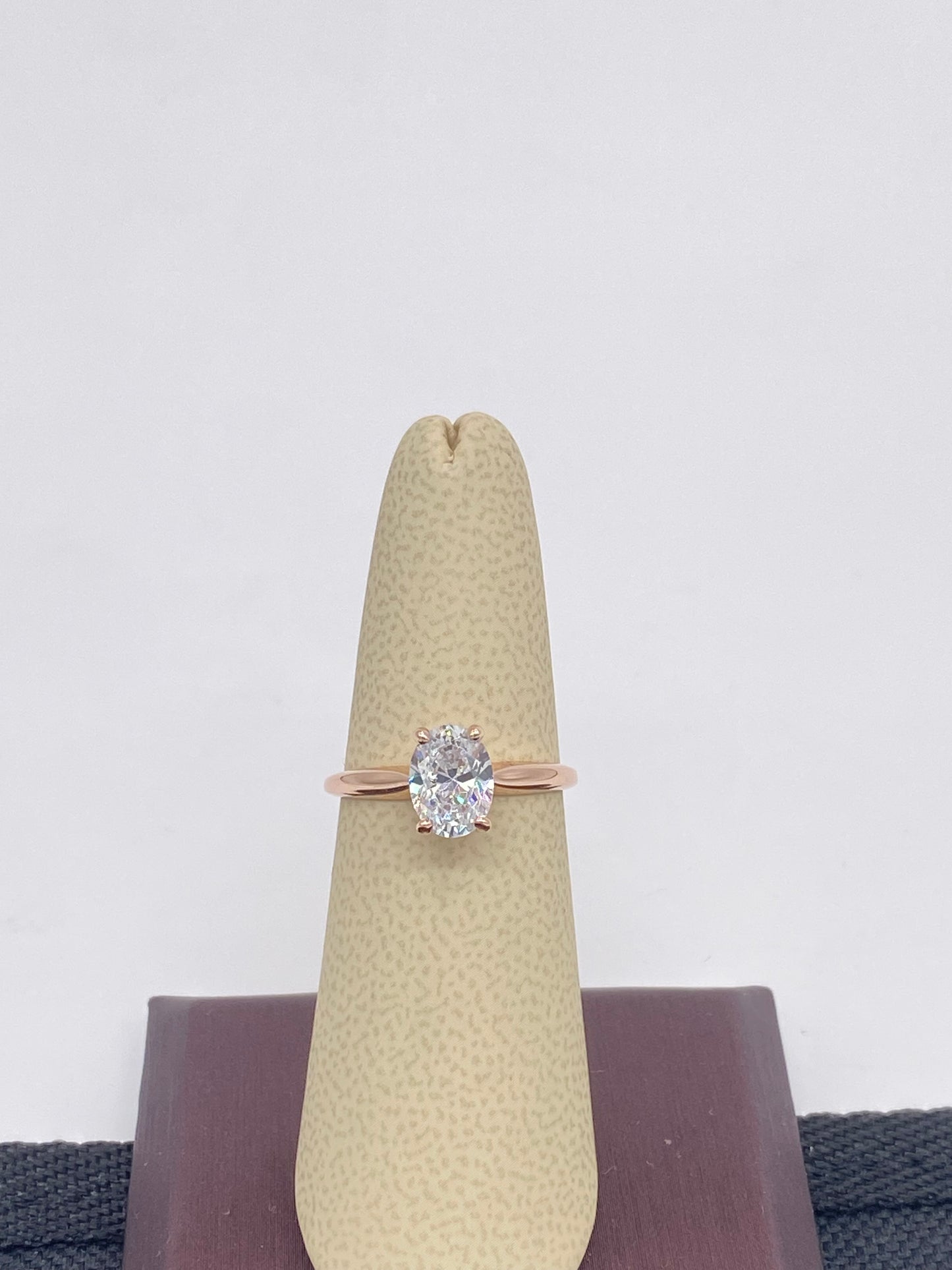 Oval Rose 14K Gold Ring